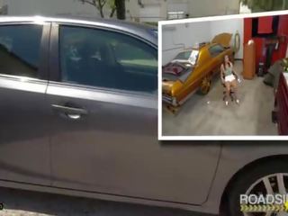 Roadside - superb Thick Latina Fucks Car Mechanic For Discount